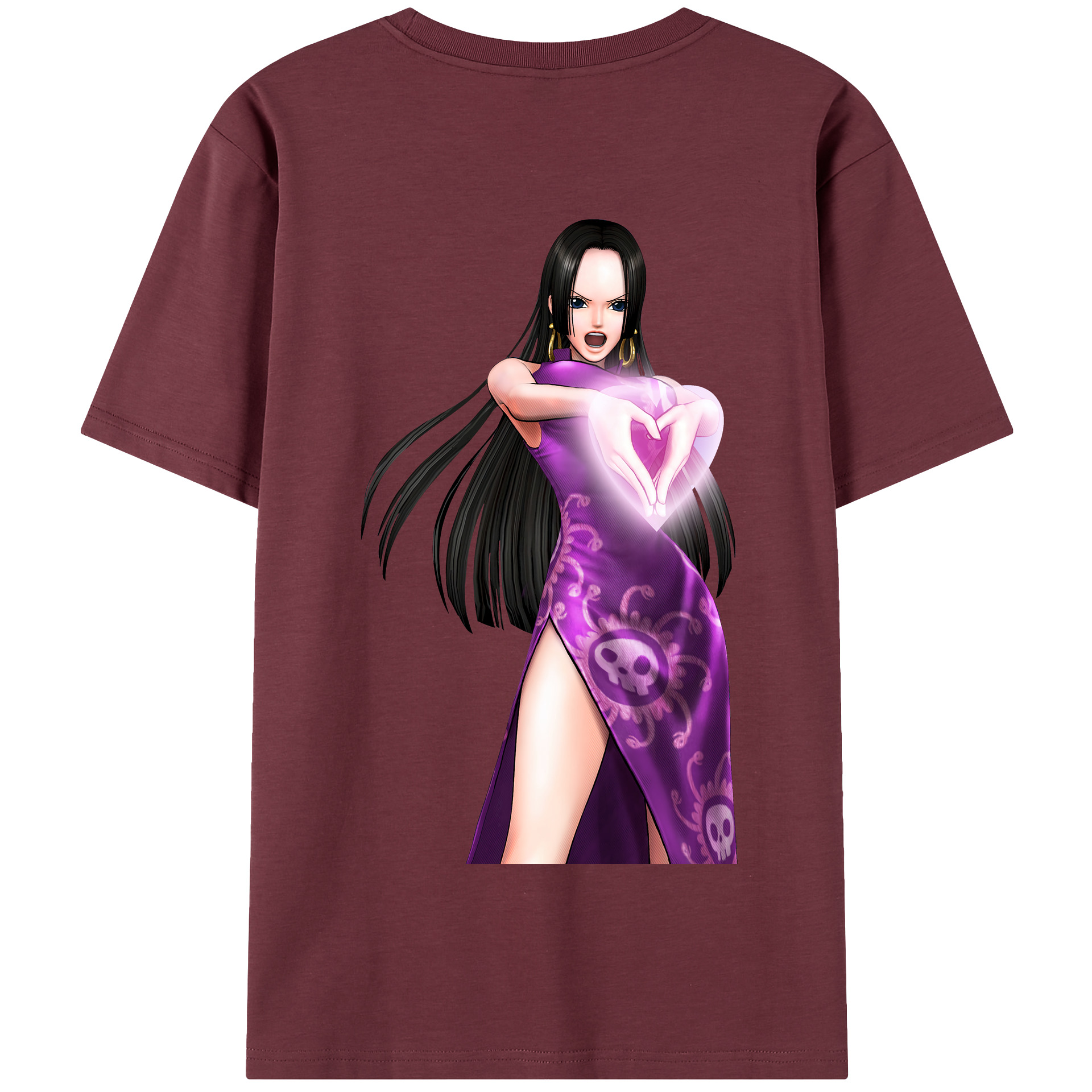 ワンピース ボア・ハンコック ONE PIECE Boa·Hancock 綿100％半袖Tシャツ（背面プリント）